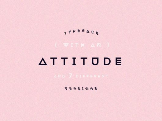 Attitude font free download