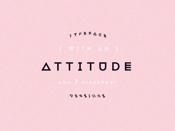 Attitude font