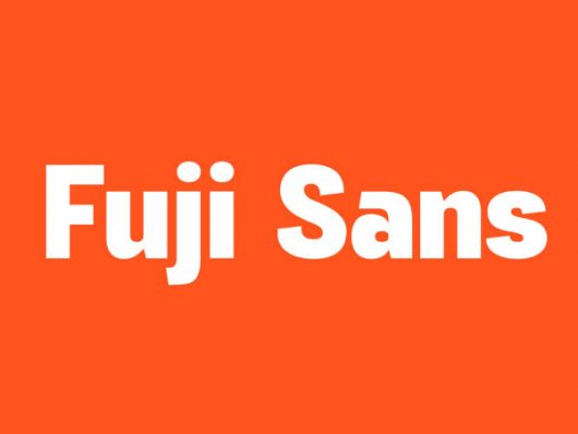 Fuji Sans Font Free Trial