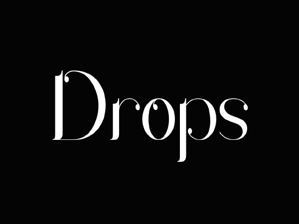 Drops Font