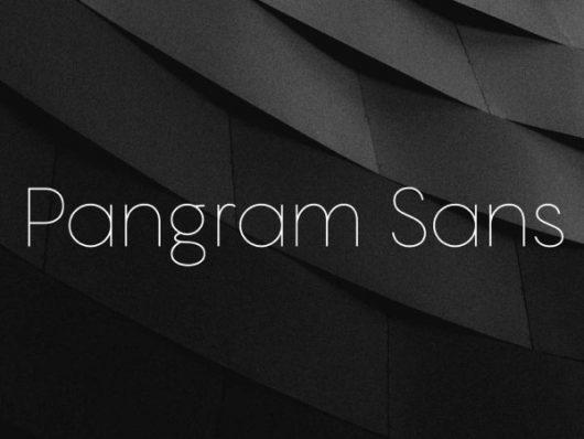 Pangram Free Font