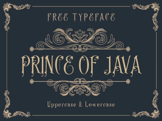 Prince of Java Typeface