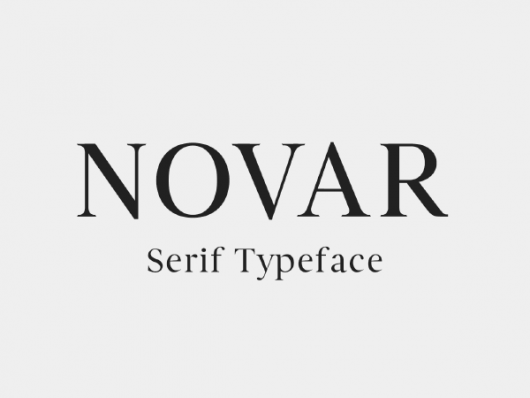 Novar Serif Typeface – Free Novar Serif Typeface – Free