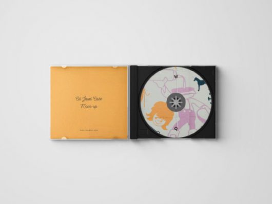 CD Jewel Case Mockup – Download PSD