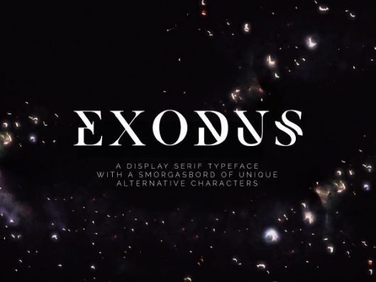 Exodus Serif Display Font