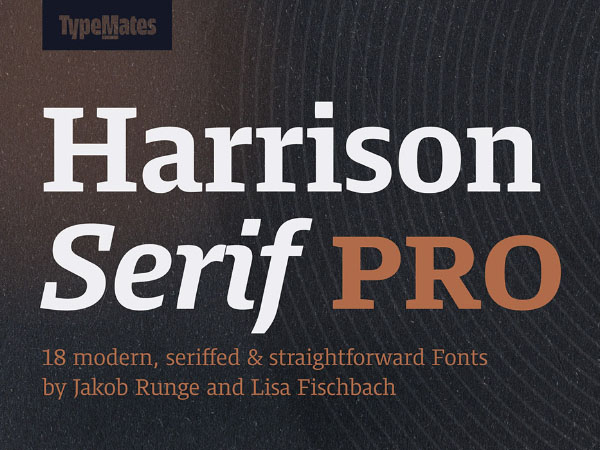 Harrison Serif Pro Font