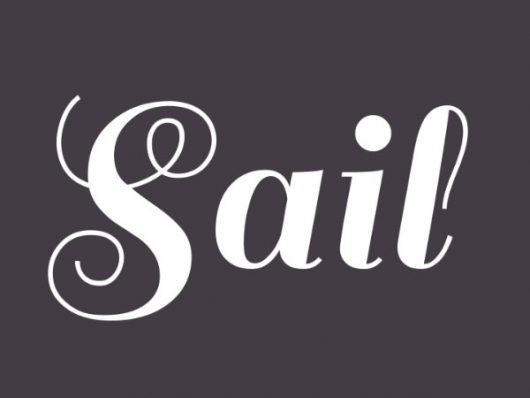 Sail calligraphic Typeface