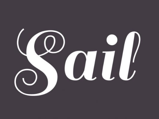 Sail calligraphic Typeface Sail calligraphic Typeface