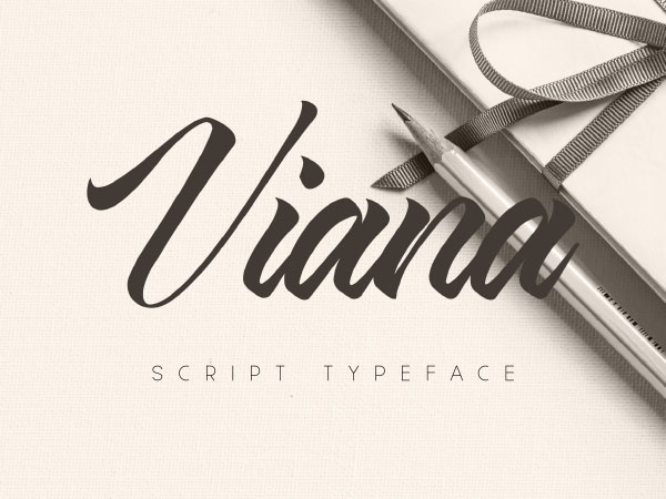 Viana-Script-Typeface