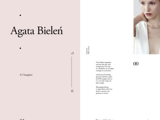 Online Magazine Template