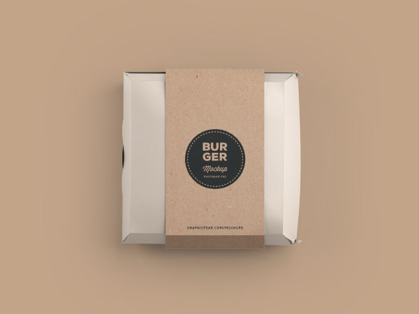 Burger Box Mockup