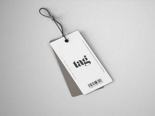 Double Clothes Label Mockup