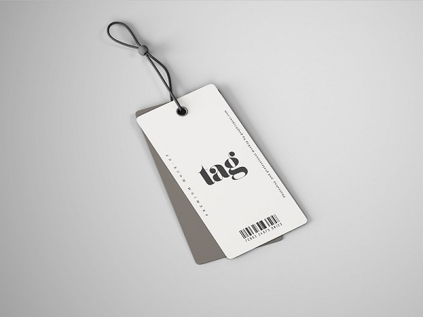 Download Double Clothes Label Mockup