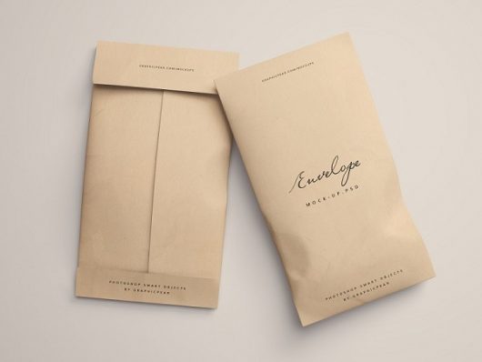 Envelope Package Mockup