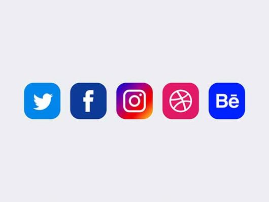 5 Social Media Icons