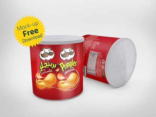 PSD Chips Can Mockup PSD Chips Can Mockup