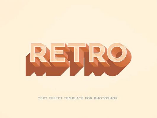 Free Retro Text Effect Free Retro Text Effect