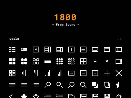 1800 Free Minimal Icons