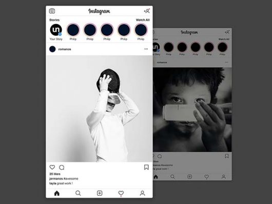 Free PSD Instagram Post Mockup 2019 Free PSD Instagram Post Mockup 2019