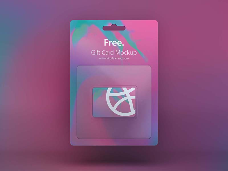 Free Gift Card Mockup