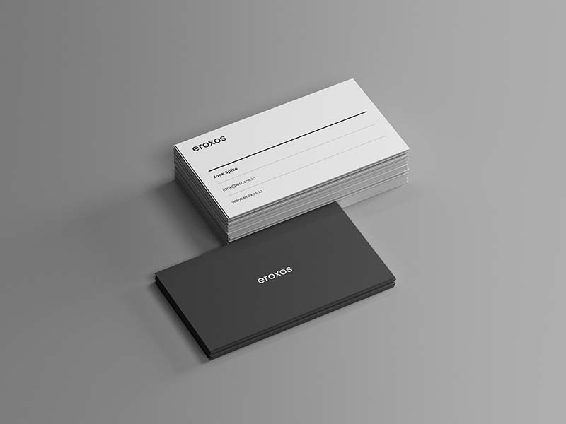 Classic Business Cards Mockup