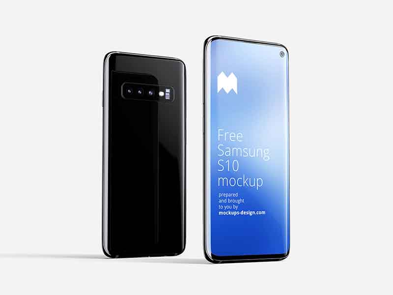 4 Samsung Galaxy S10 Mockups