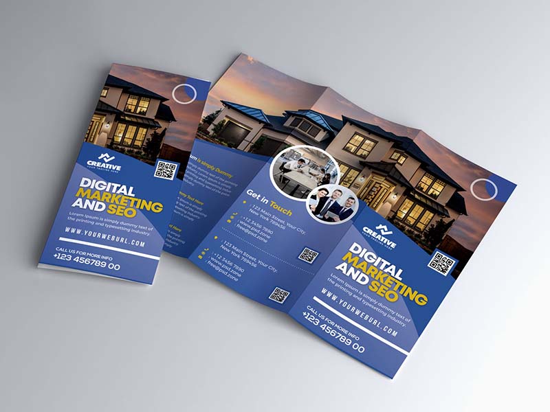 Real Estate Tri-Fold Brochure Template