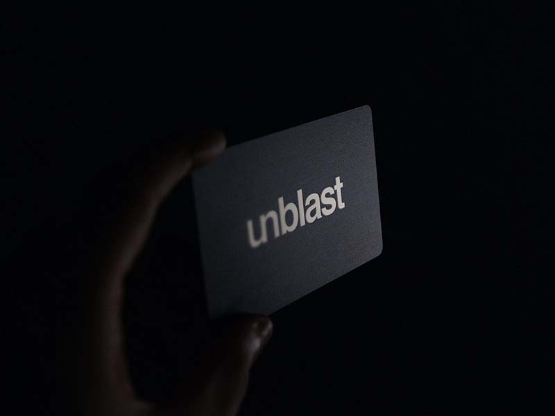 logo on card mockup