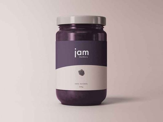 Jam Jar Mockup