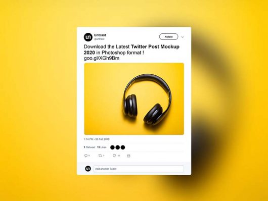 Twitter Tweet Mockup