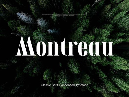 Montreau Free Serif Font