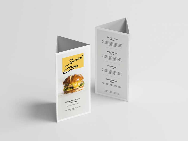 Table Tent Mockup