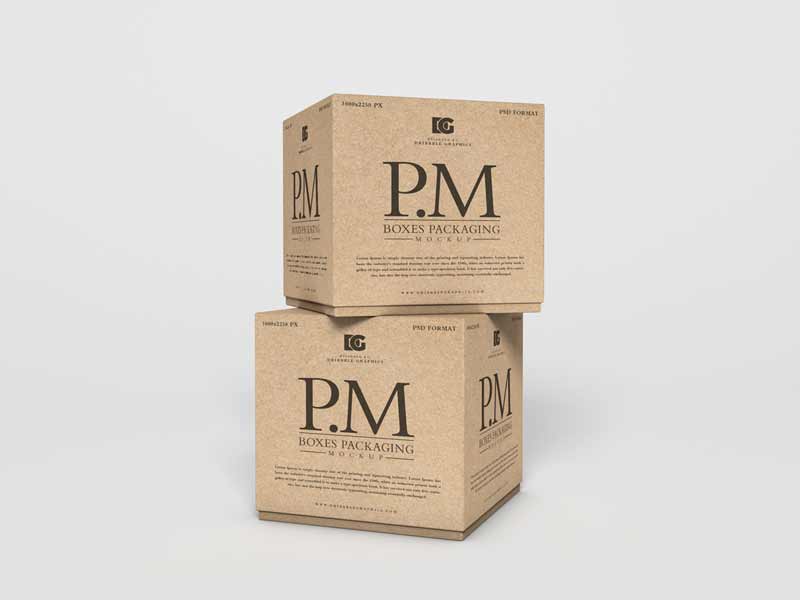 Craft Box package mockup