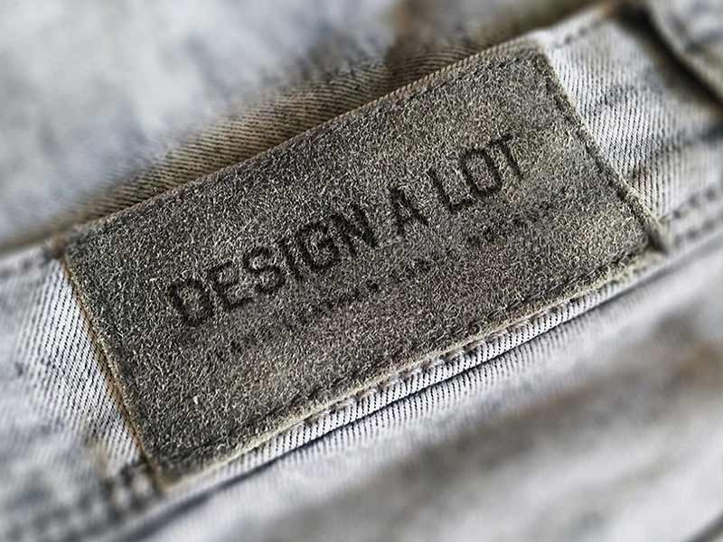 Jeans Label Mockup