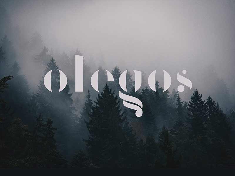 Olegos free font