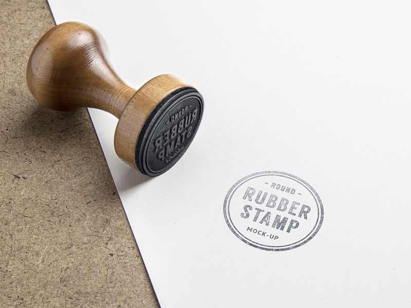 Rubber Stamp Mockup