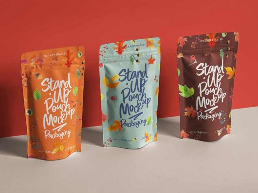 Stand-Up Pouch Packaging Mockup