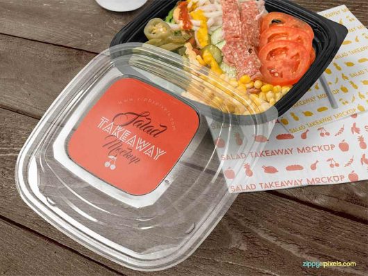 Food Box Mockup