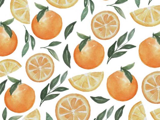 Orange Fruit Pattern