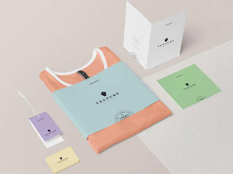 free fashion branding mockup