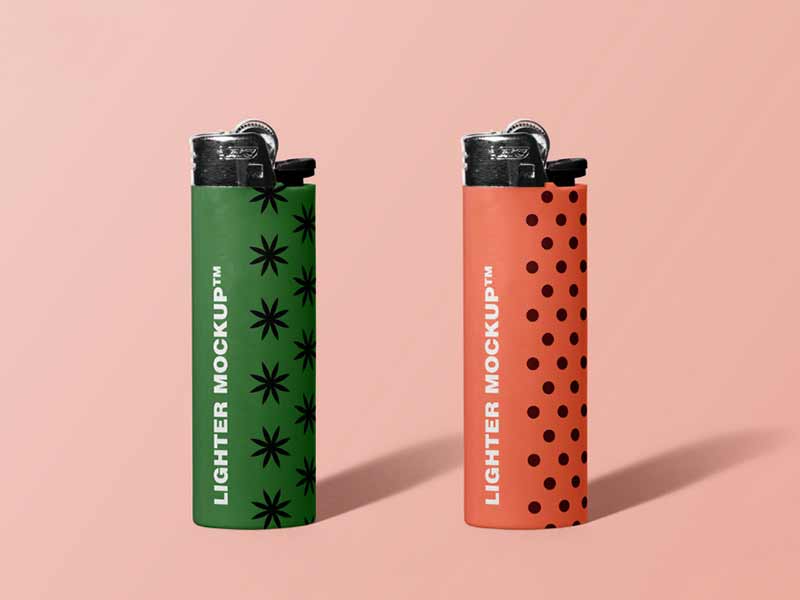 Free lighter mockup download