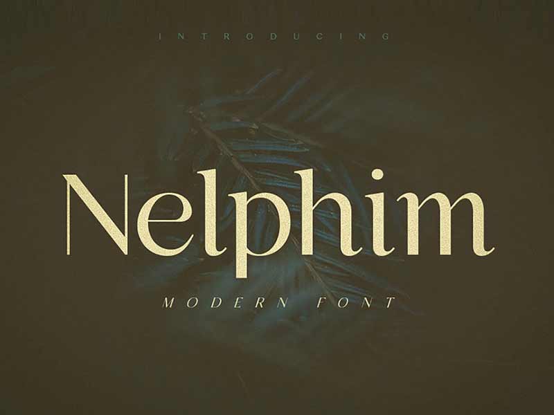Nelphim free font