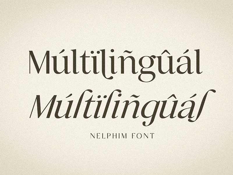 Nelphim free font download
