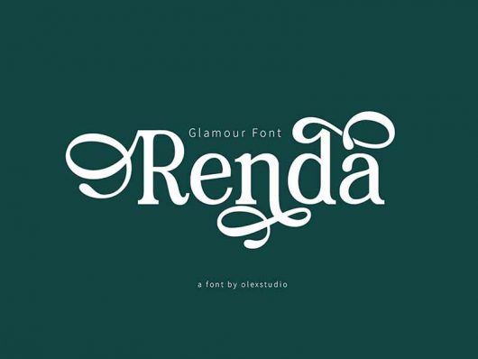 Renda Serif Font