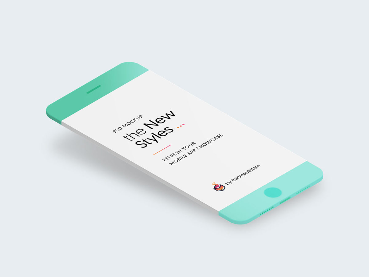 minimalistic phone mockup free download