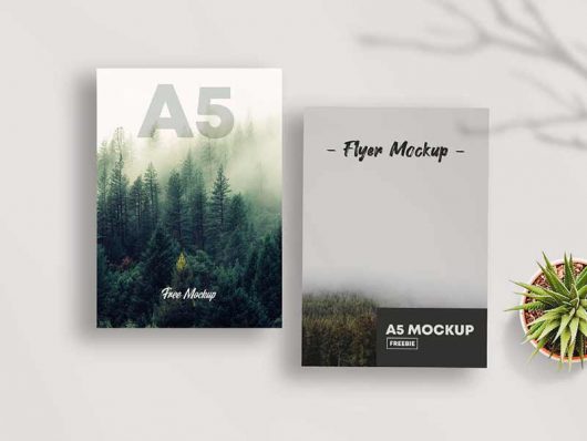 A5 Flyer Mockup