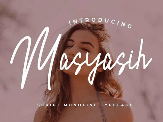 Masyasih Script Font