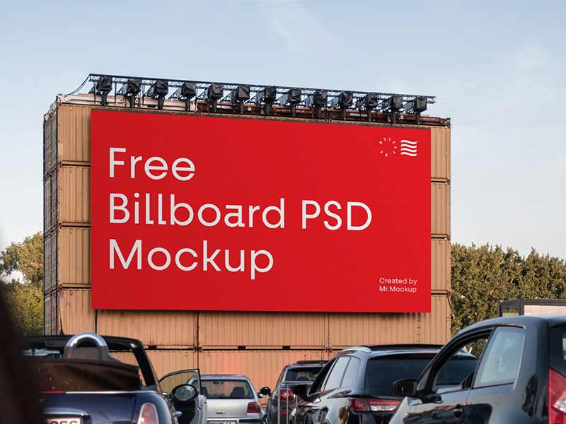 free billboard mockup download