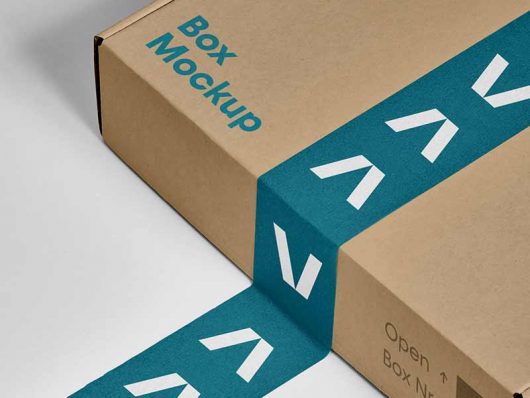 Box PSD Mockup