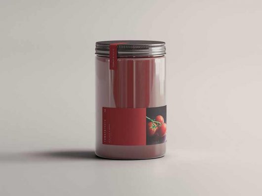 Tomato Jar Mockup